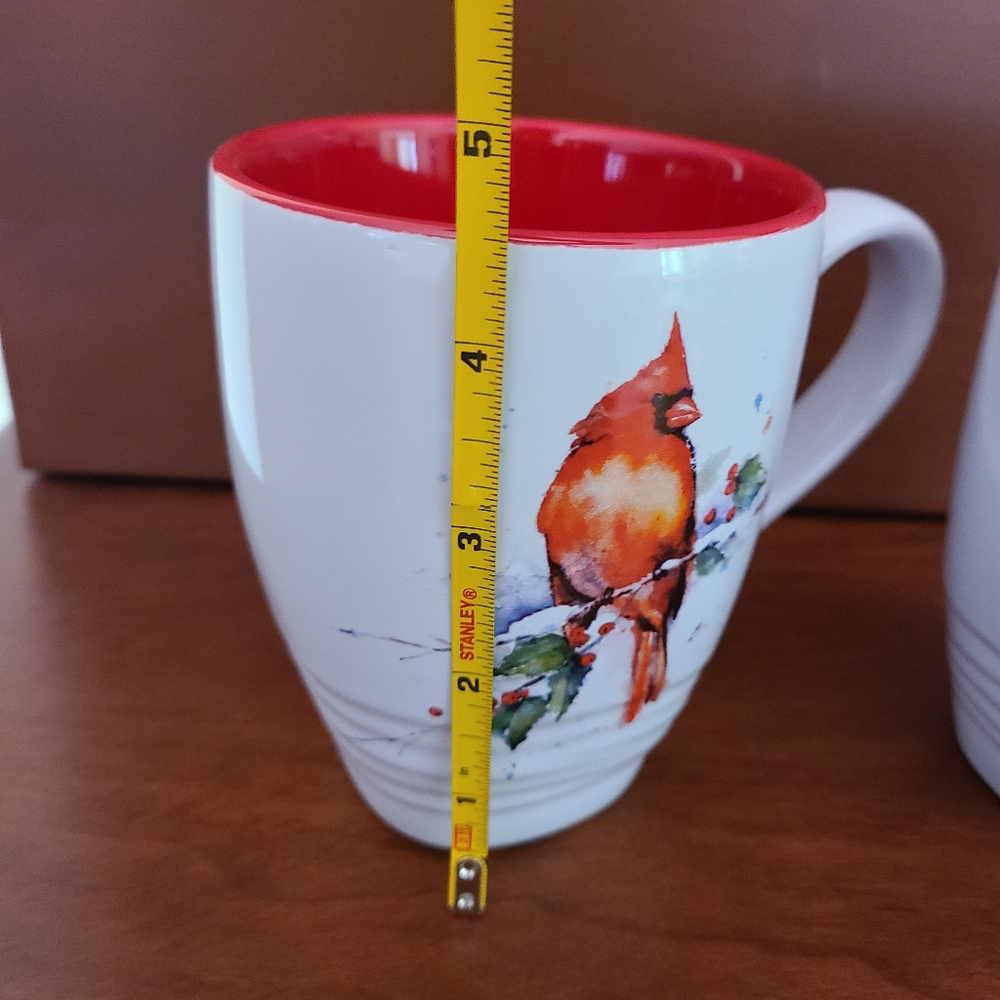 Red Cardinal Mug Set - Picture 4 of 6